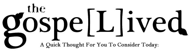 Daily Gospel Thoughts